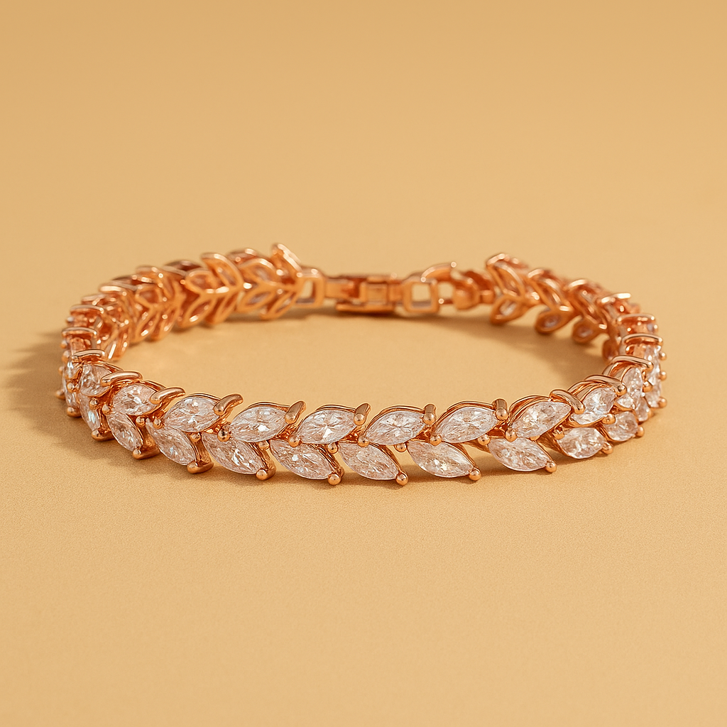Nemorina Foliora | Elegant Bracelet in 18k Rose Gold