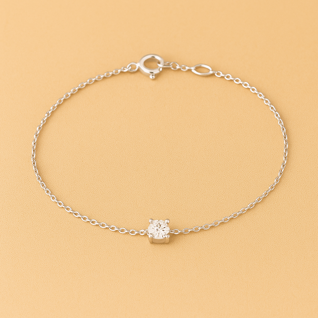 Cléa | Moissanite Bracelet in 14k Gold