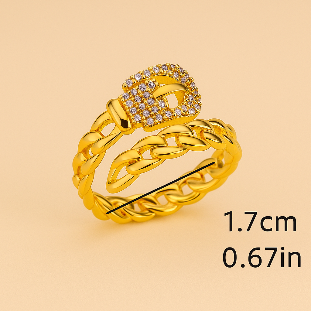 Elegant open band - Zirconia