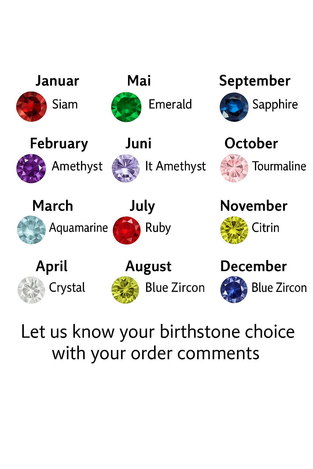 Elegant birthstone ring - Art Deco design