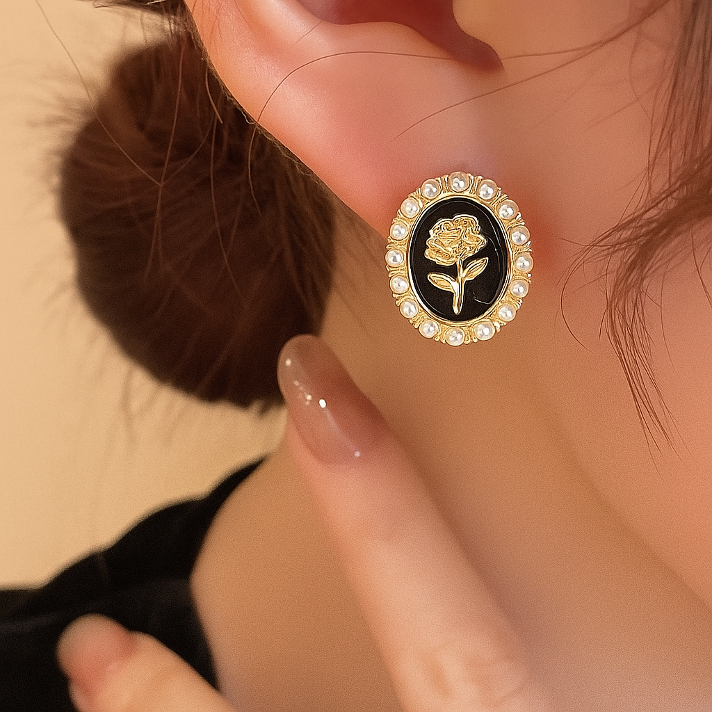 Lera - Elegant earrings in a set of 5 with a timeless design