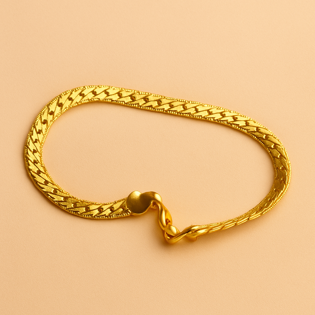 Golden Grace Cuff Sleek Bracelet for Effortless Everyday Elegance