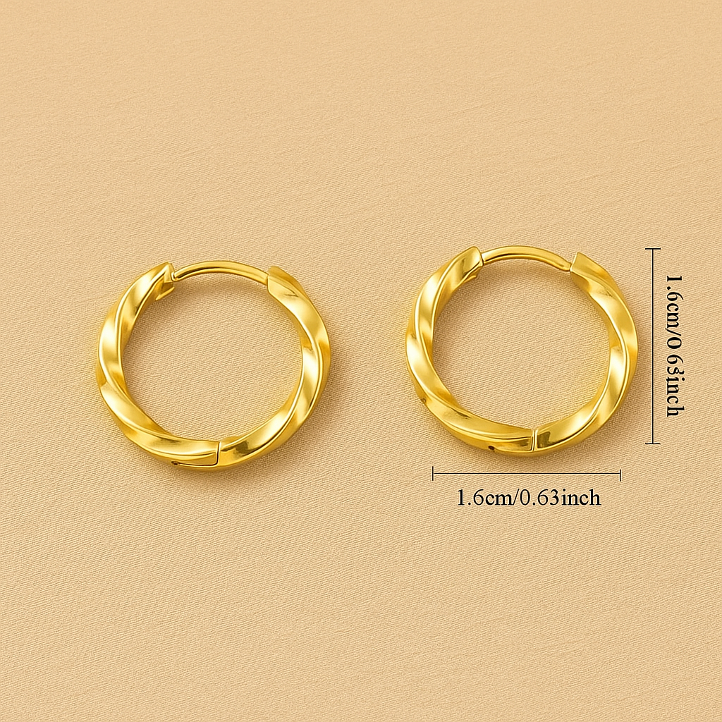 Elegant Hypoallergenic Hoops for Her