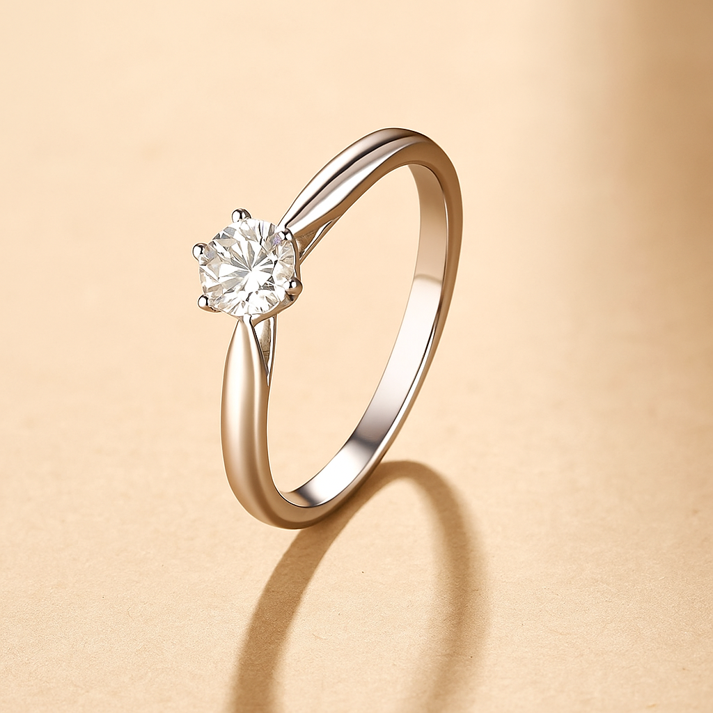 Timeless Zirconia Engagement Ring