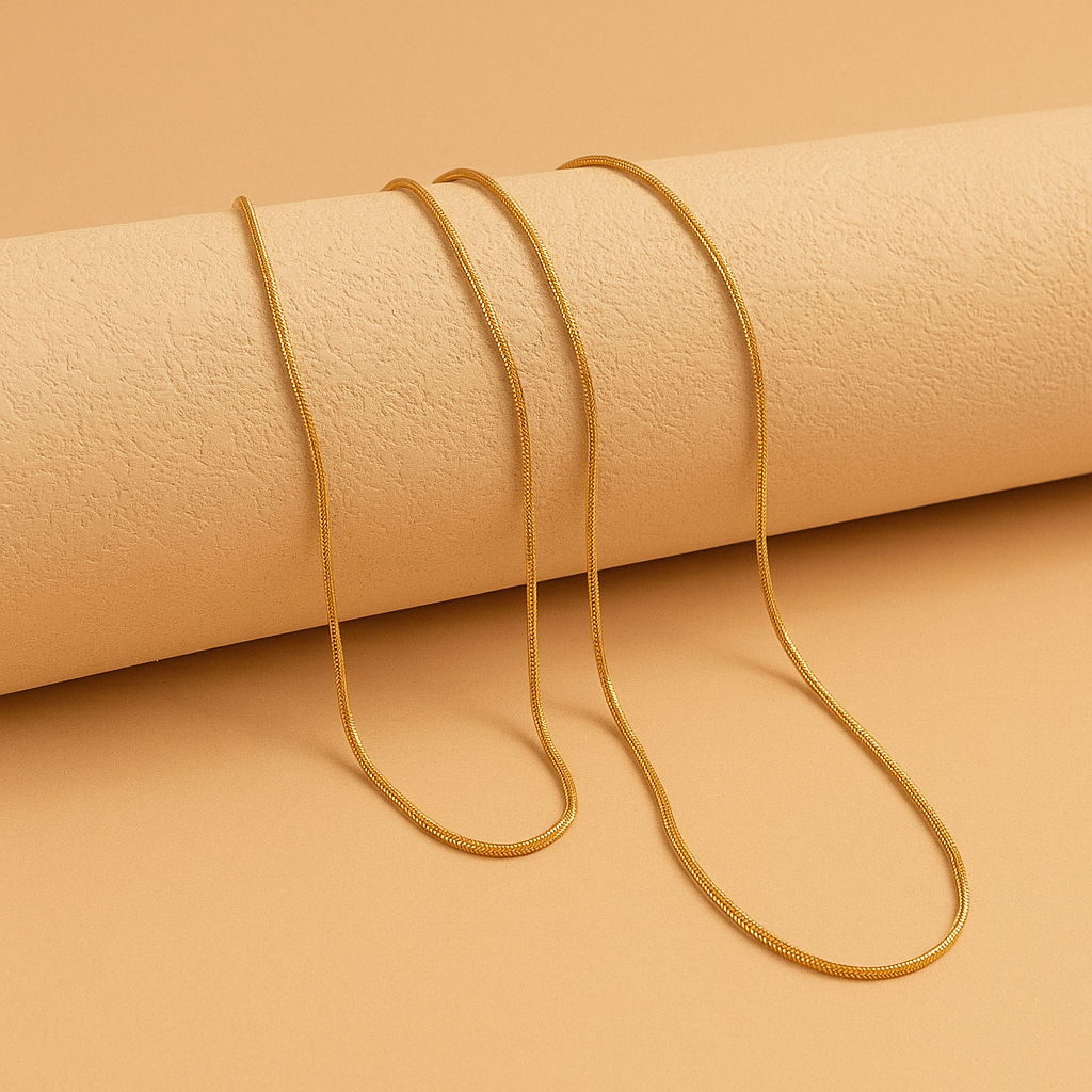 Light Luxury Double-Layer Snake Bone Chain Necklace | Gold-Plated