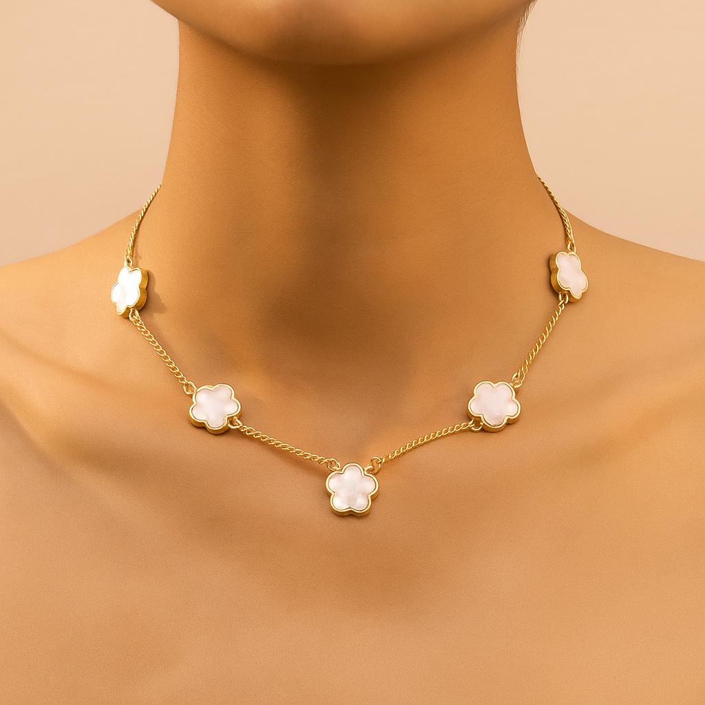 Elegant Floral Pendant Necklace for Women