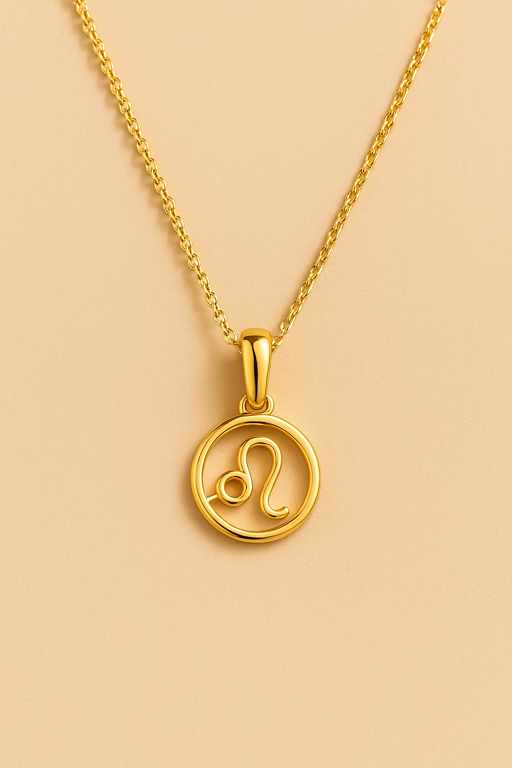 18k Gold Zodiac Pendant Necklace
