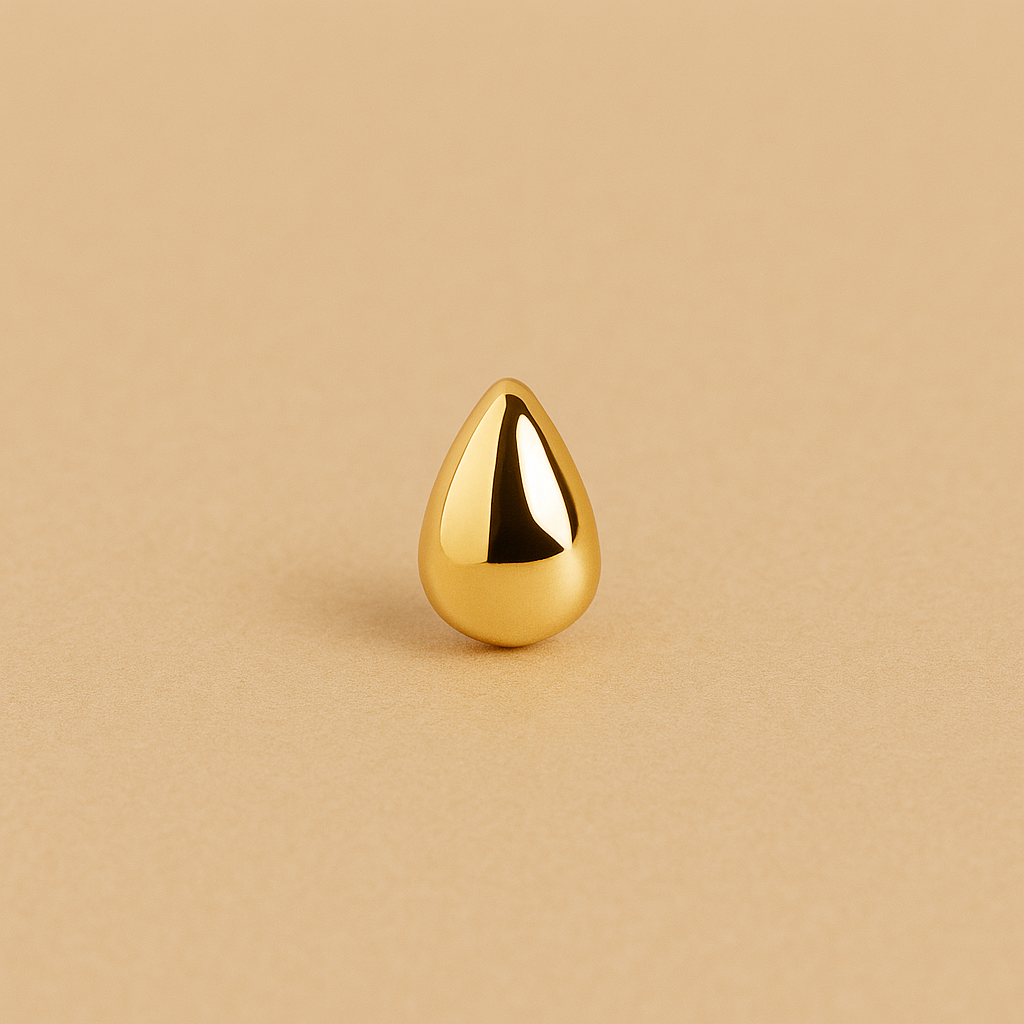 Mato Elegance Drop Earrings in 18k Gold