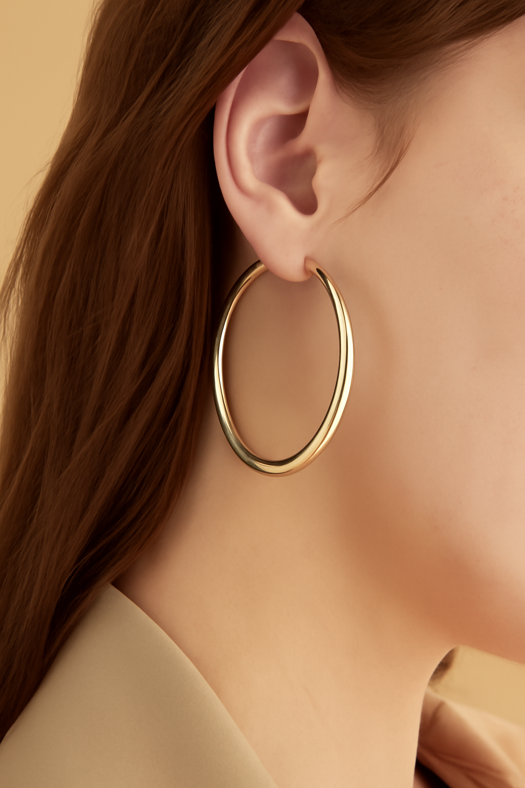 Timeless Large Circle Hoop Earrings