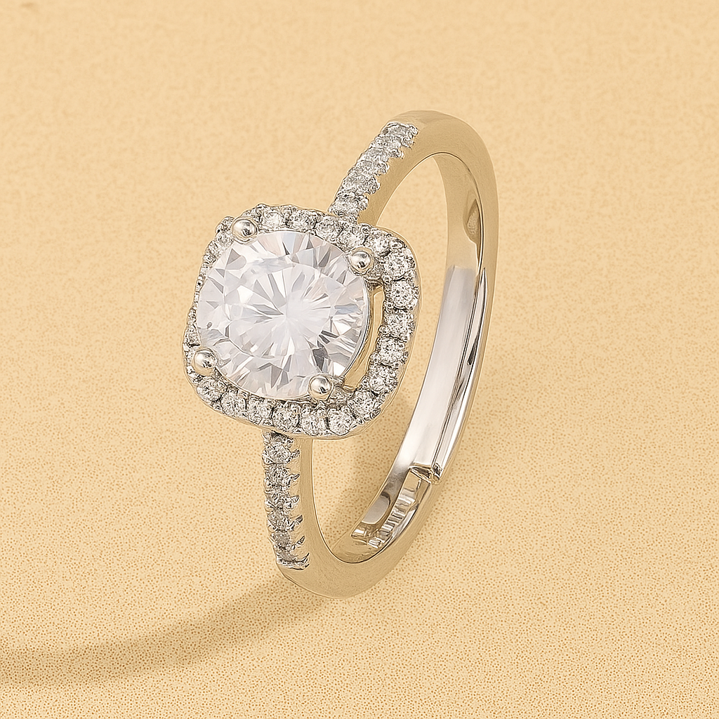 Ornate ring with sparkle and sophisticated design