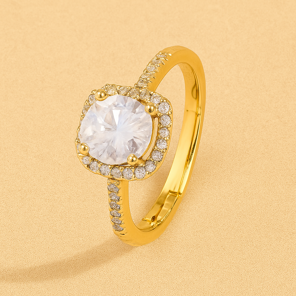 Ornate ring with sparkle and sophisticated design