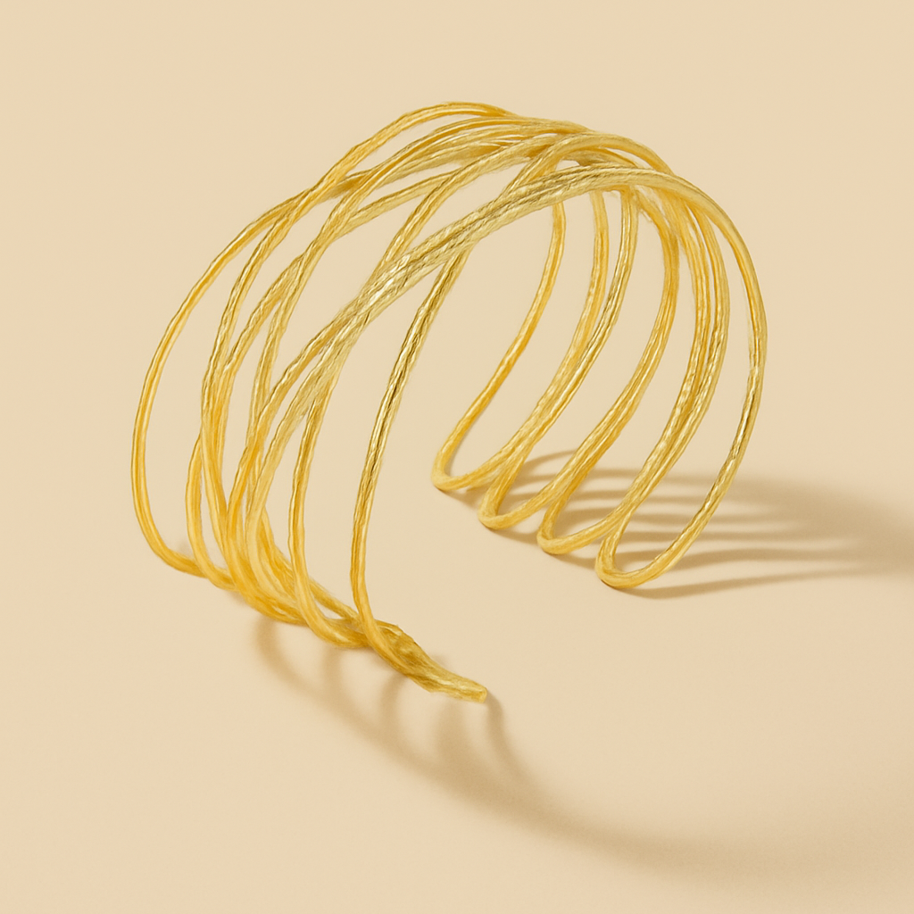 Chic geometric open cuff bracelet for women