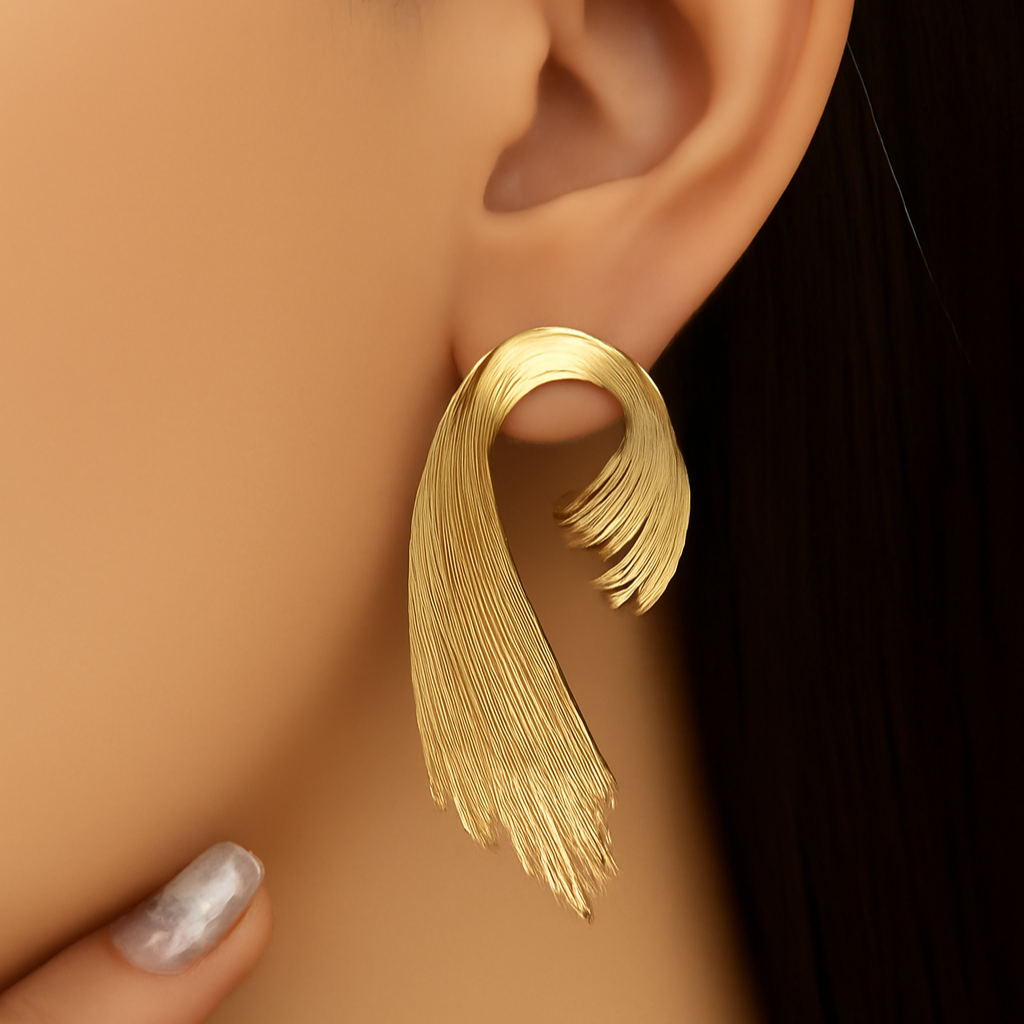 Luxury Artistic Earrings – Unique Design with Elegant Appeal