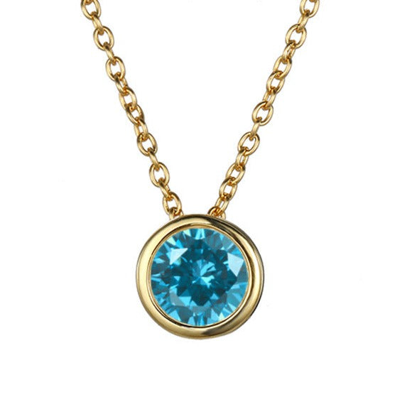 Lyra Spark: Timeless Birthstone Charm