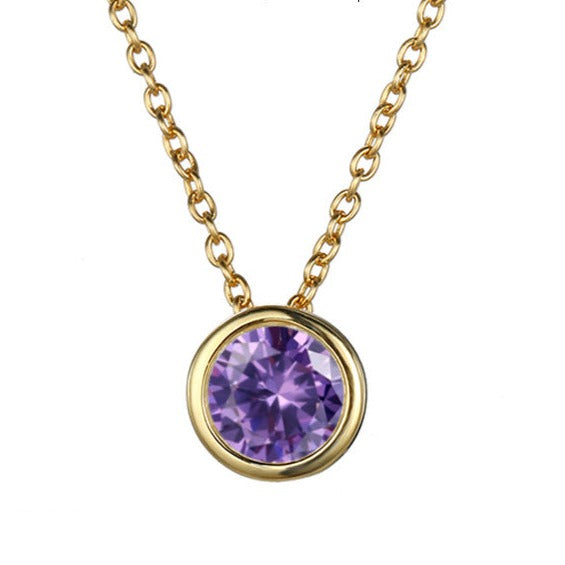 Lyra Spark: Timeless Birthstone Charm