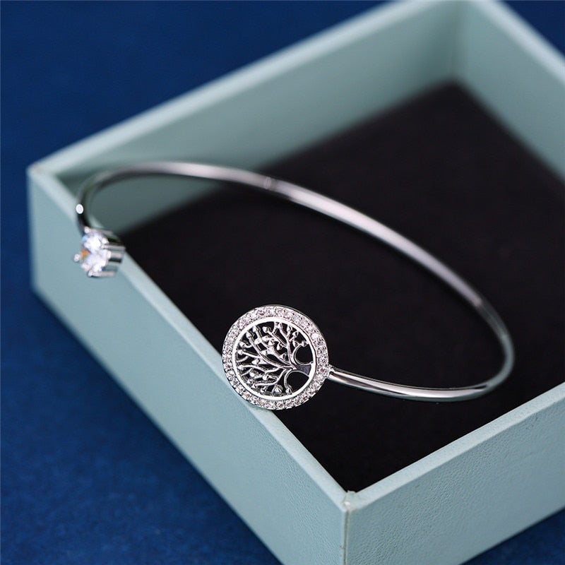 Adjustable Bracelet with Tree of Life