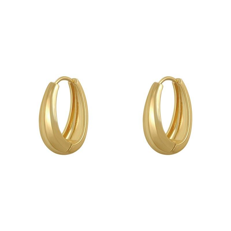 Valentina gold hoop earrings