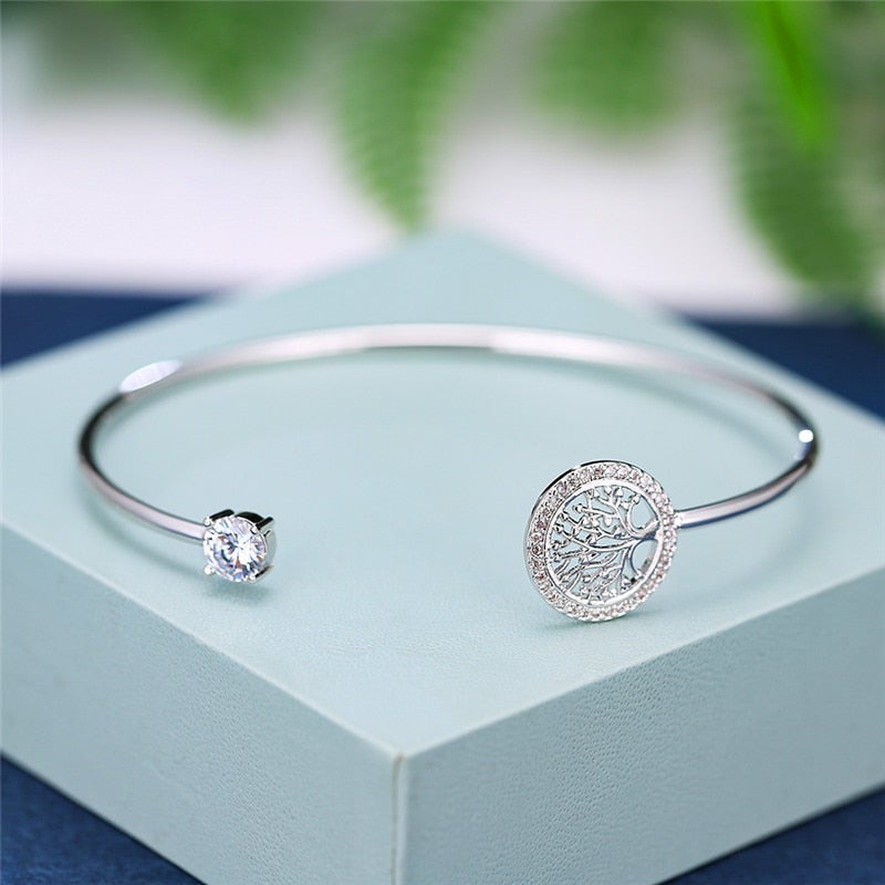 Adjustable Bracelet with Tree of Life