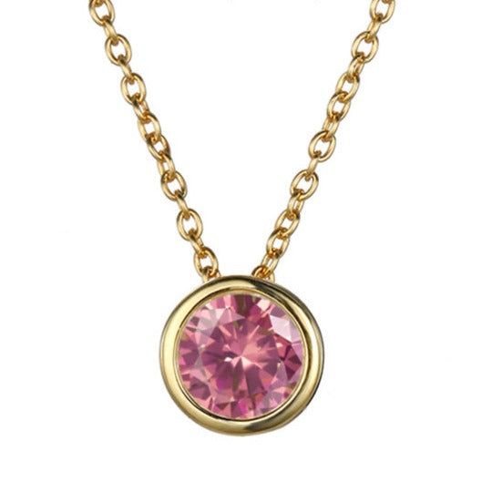 Lyra Spark: Timeless Birthstone Charm