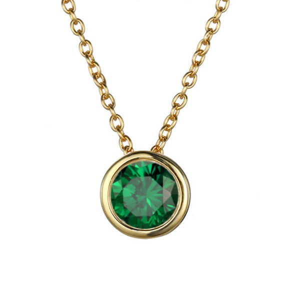 Lyra Spark: Timeless Birthstone Charm