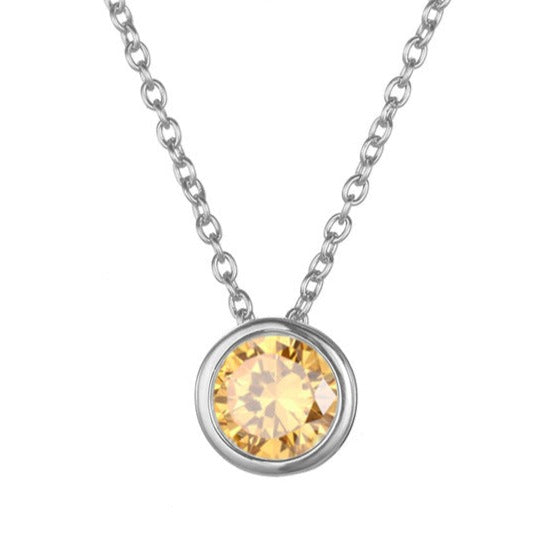 Lyra Spark: Timeless Birthstone Charm