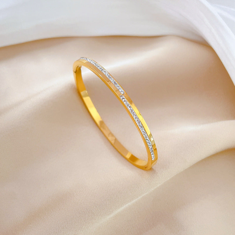 Aera Crystal Gold Bracelet