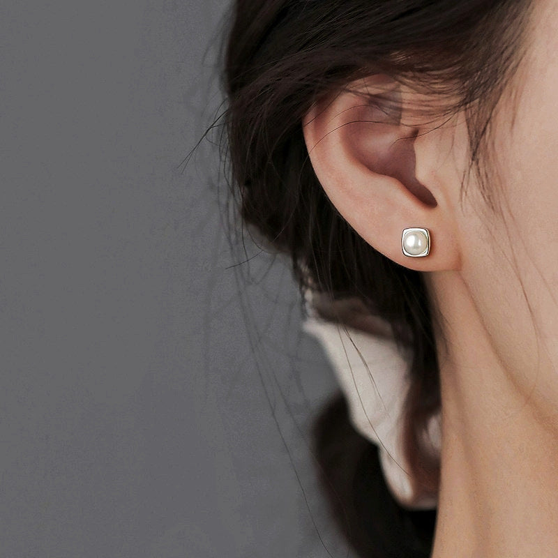 Lustrous Touch Freshwater Pearl Accent Earrings