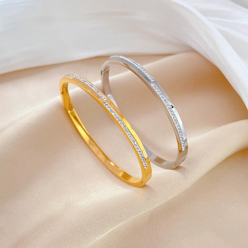 Aera Crystal Gold Bracelet