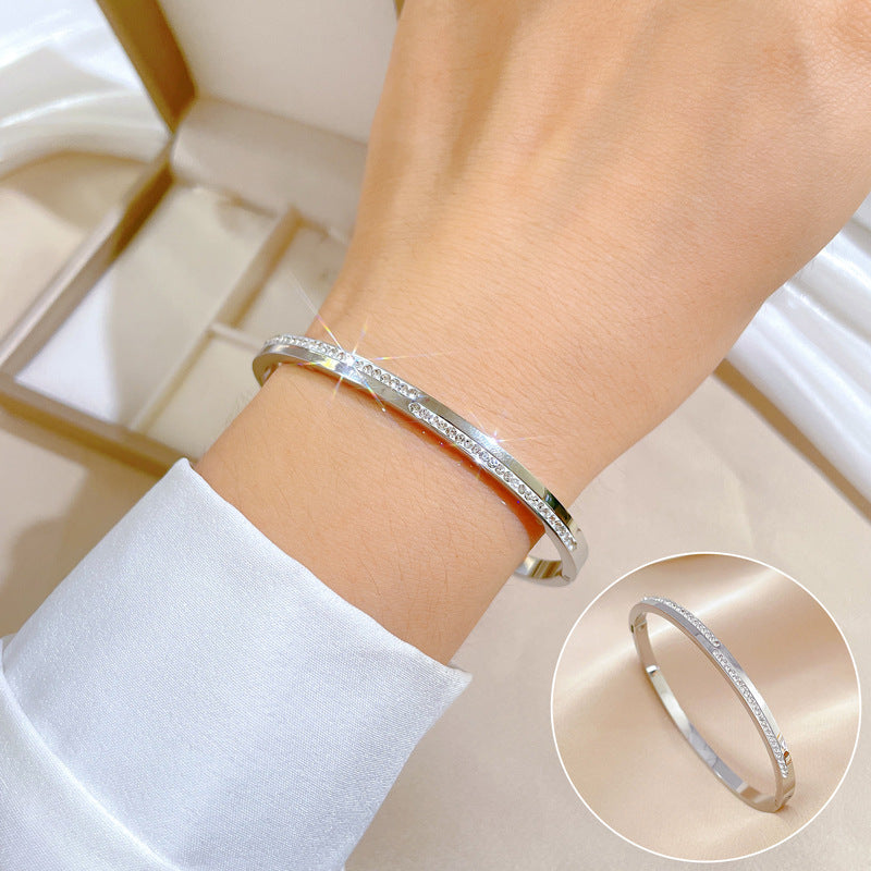 Aera Crystal Gold Bracelet