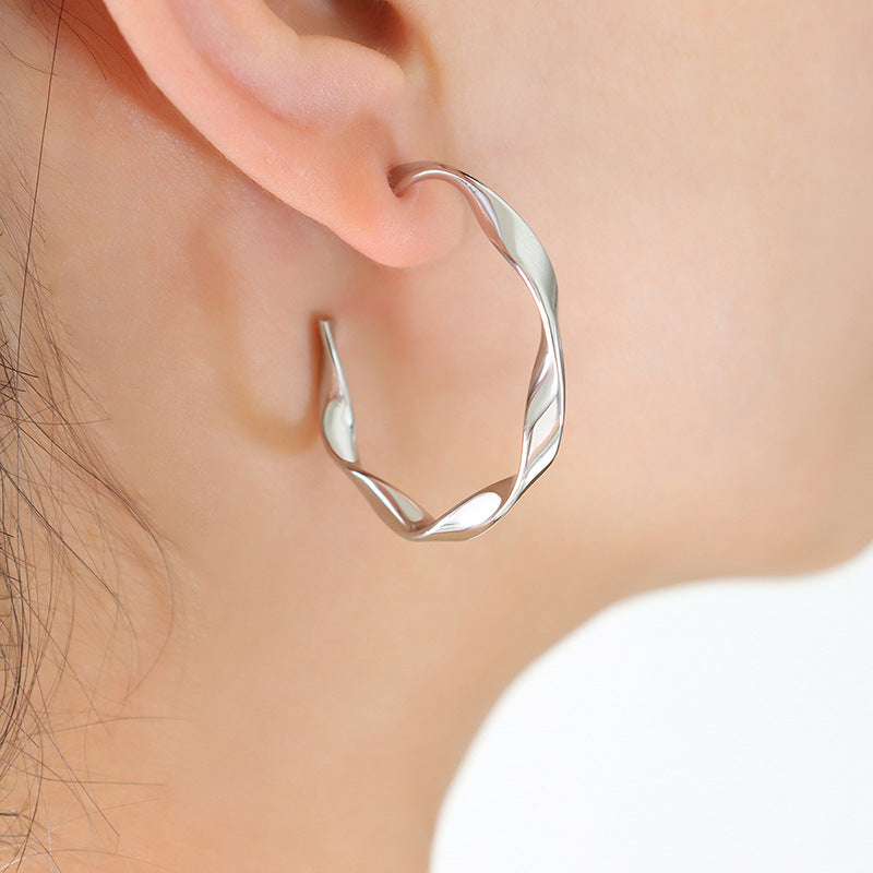 Iris Luxe: Gold-Plated Earrings