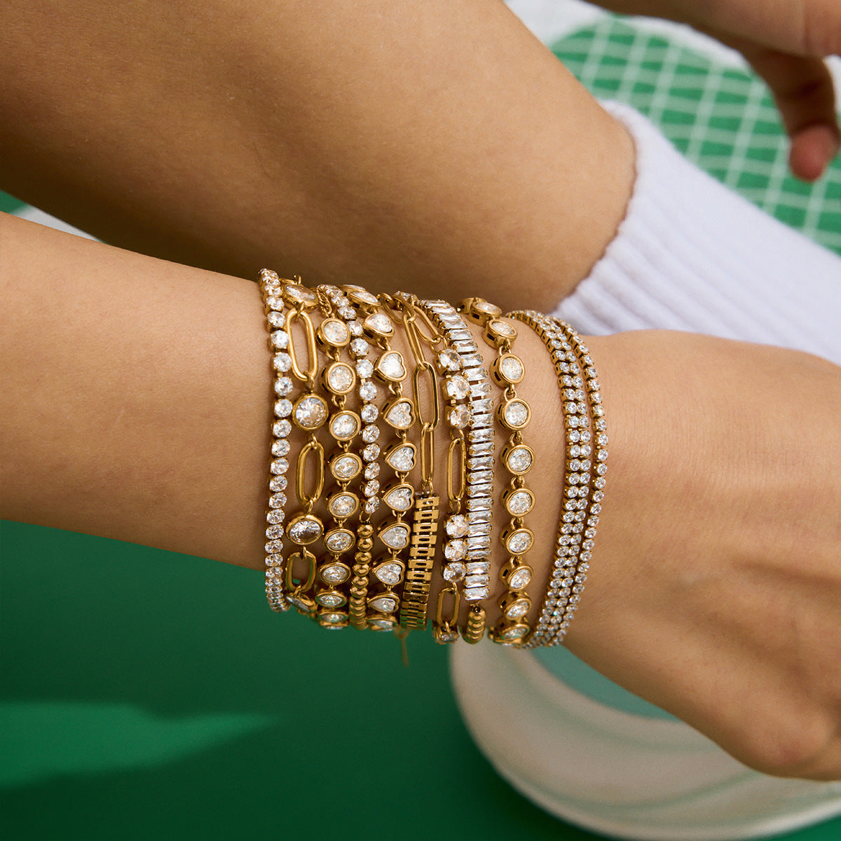 Sola Maroux | 18k Gold Bracelet Set