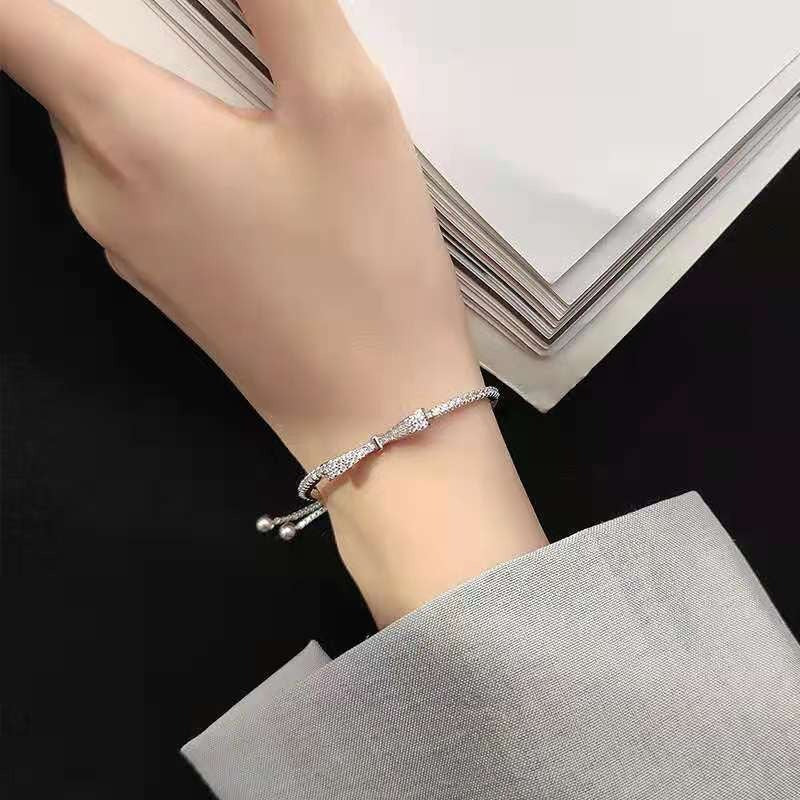 Zoey Grace: Delicate Bow Bracelet