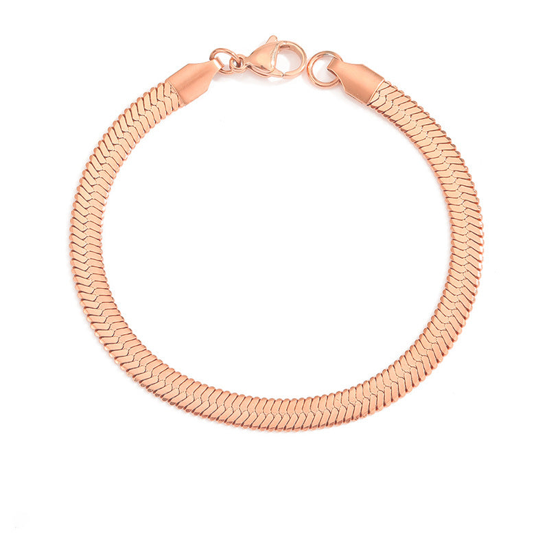 Stella Herringbone Necklace Bracelet