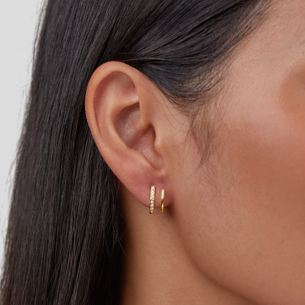 Crystal Earrings with Prong Setting
