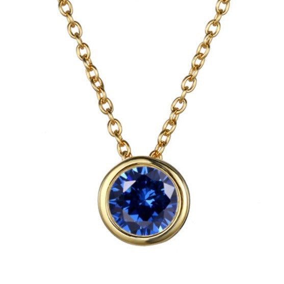 Lyra Spark: Timeless Birthstone Charm