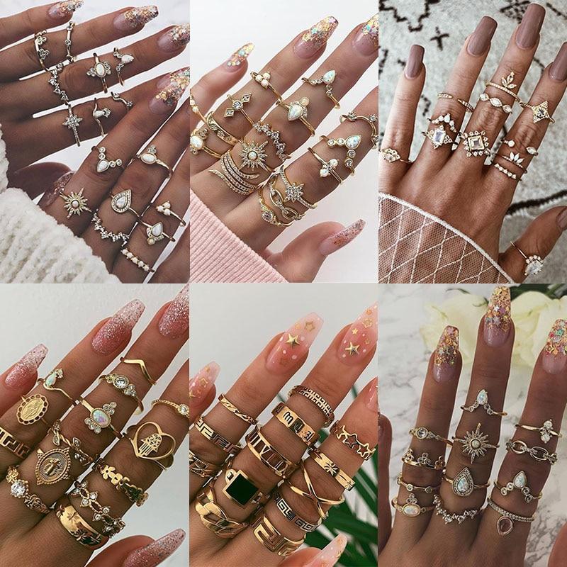 8 to 12-Piece Handmade Silver Ring Pack for Personalized Styling