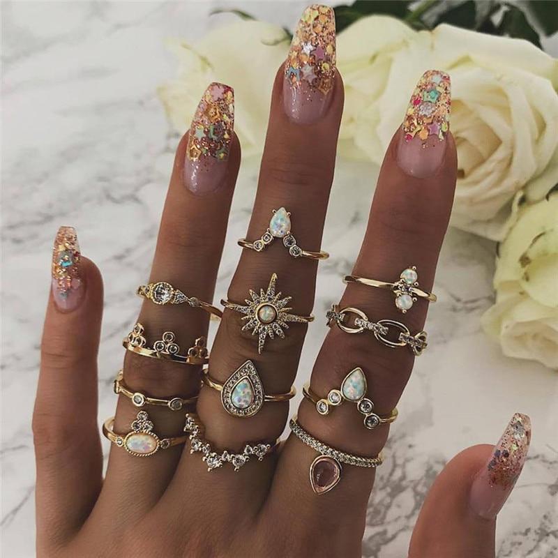 8 to 12-Piece Handmade Silver Ring Pack for Personalized Styling