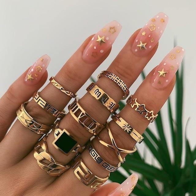 8 to 12-Piece Handmade Silver Ring Pack for Personalized Styling