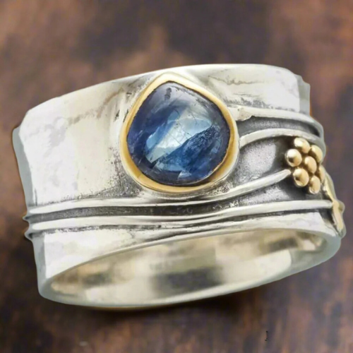 Bree - Boho Meditation Ring with Gemstone