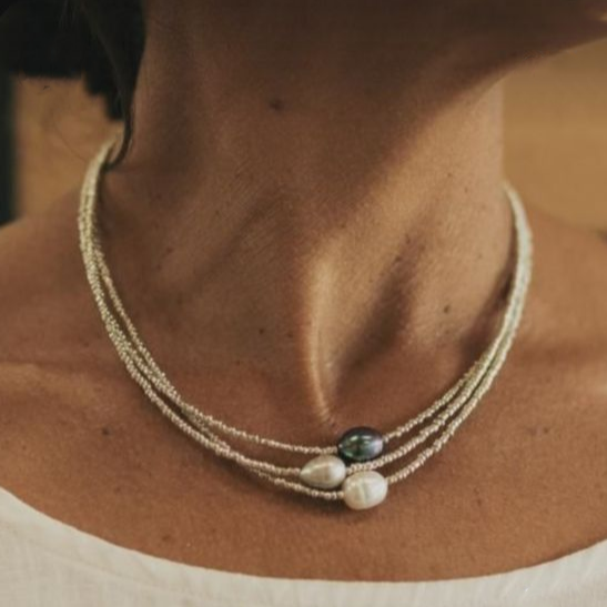 Classic Vintage Necklace with Freshwater Pearls