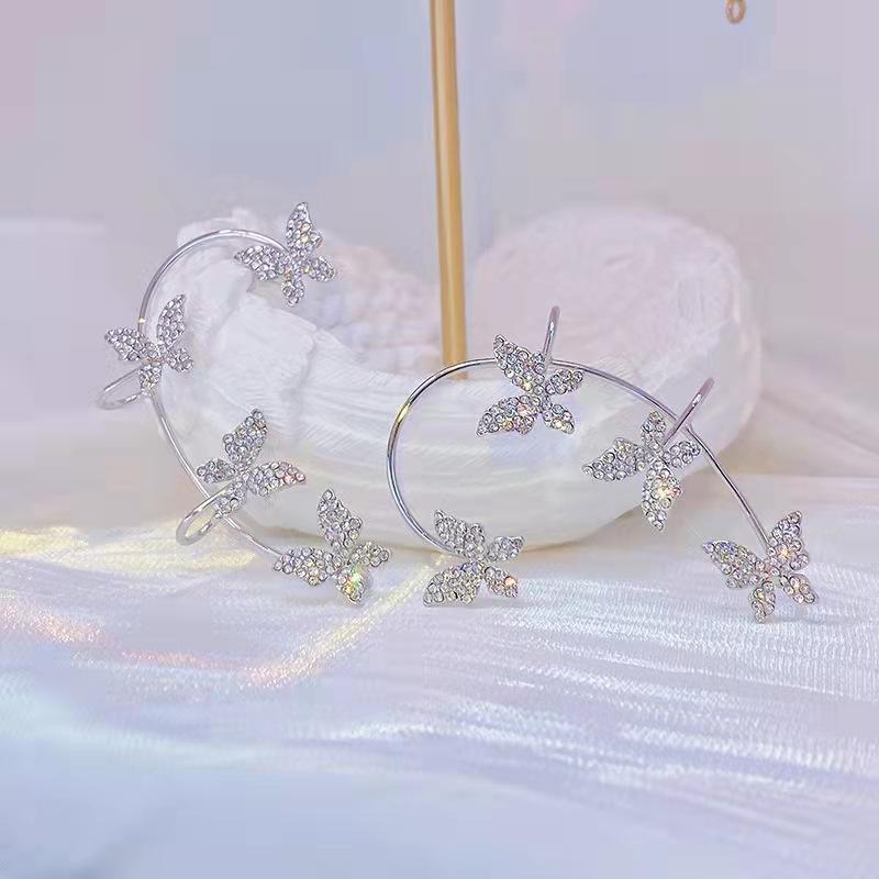Butterfly Bloom: Crescent Earrings