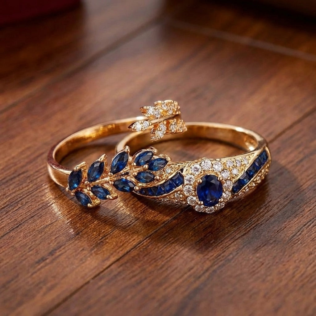 Avelisse Moraziel Ring Set | Gold