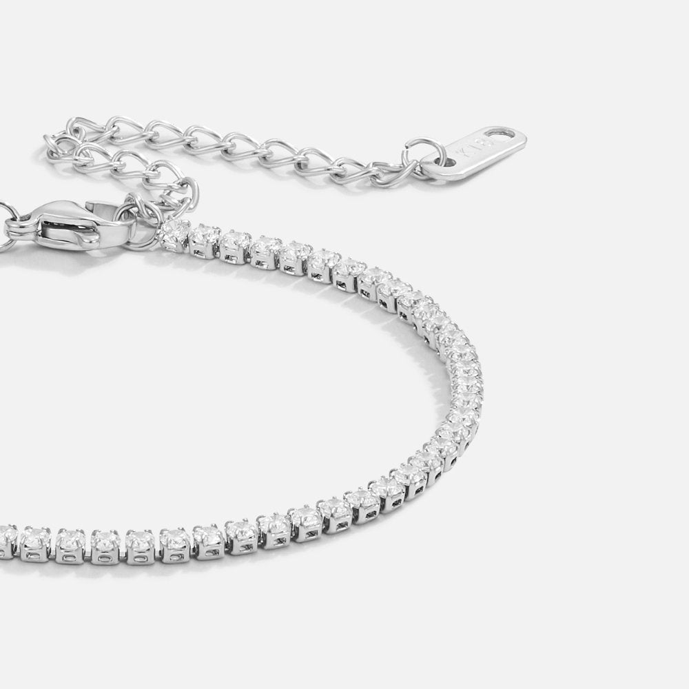 Cordelia - Silver Tennis Bracelet