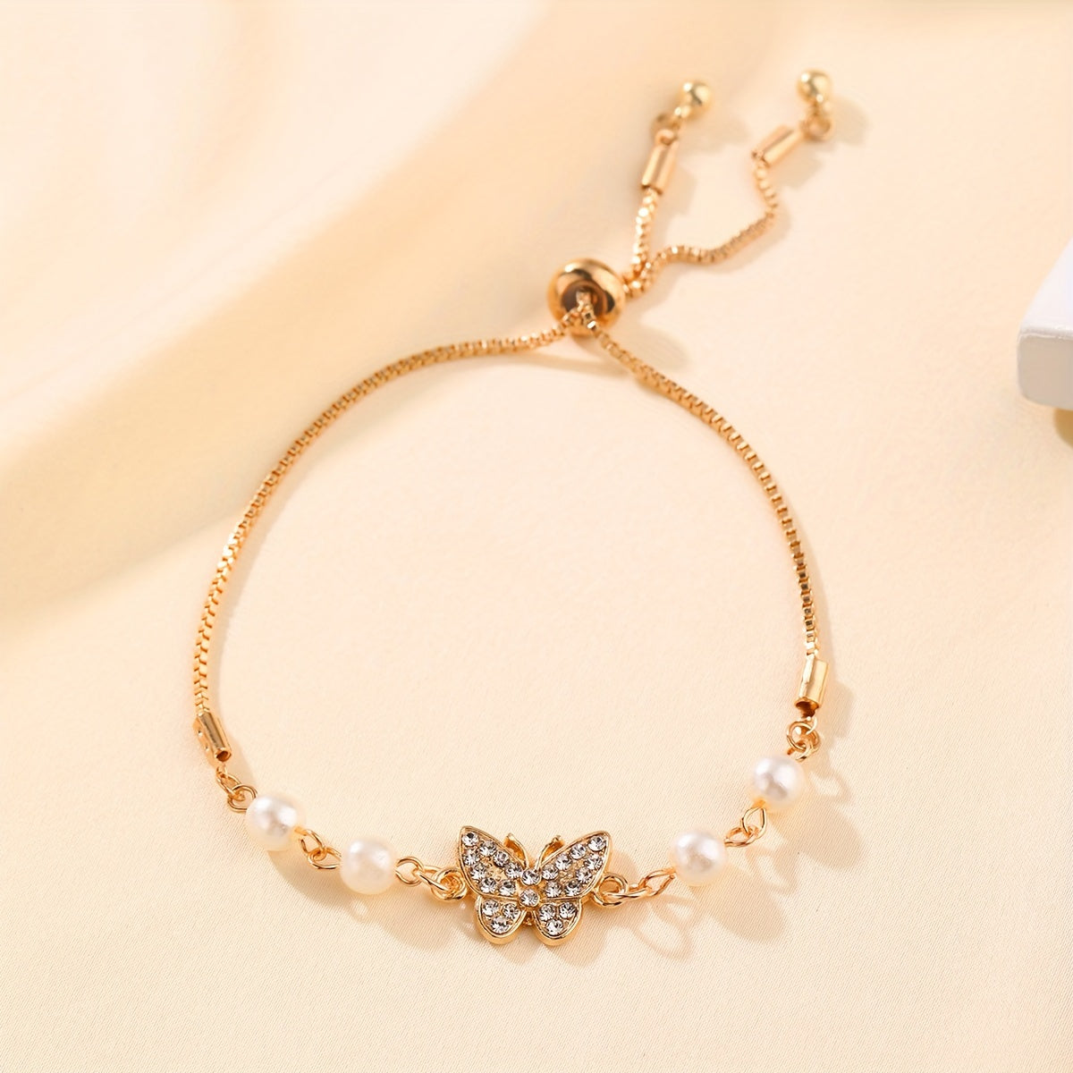 Adjustable Butterfly Bracelet
