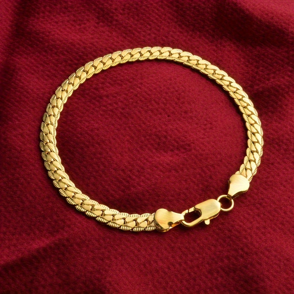 Golden Grace Cuff Sleek Bracelet for Effortless Everyday Elegance