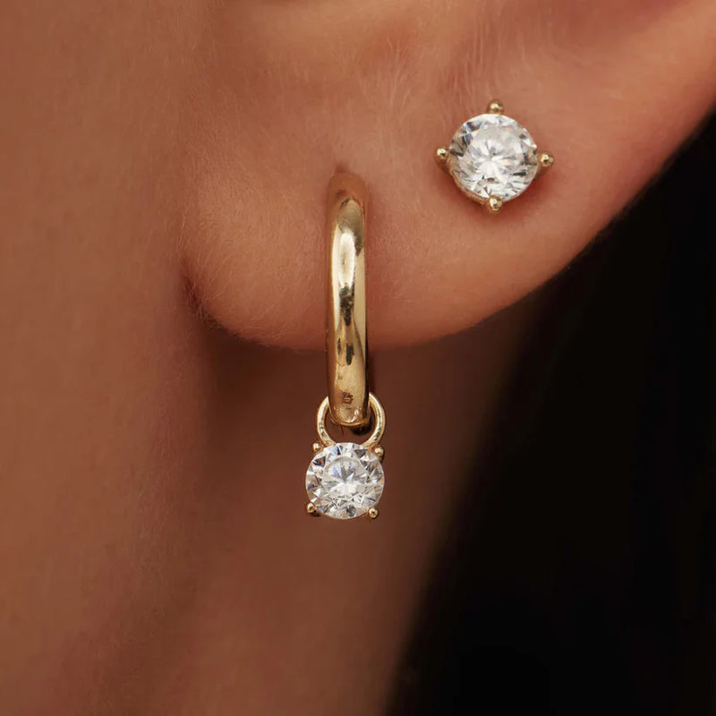 Larmes de Lune Earring Pair | Radiant in 14k Gold