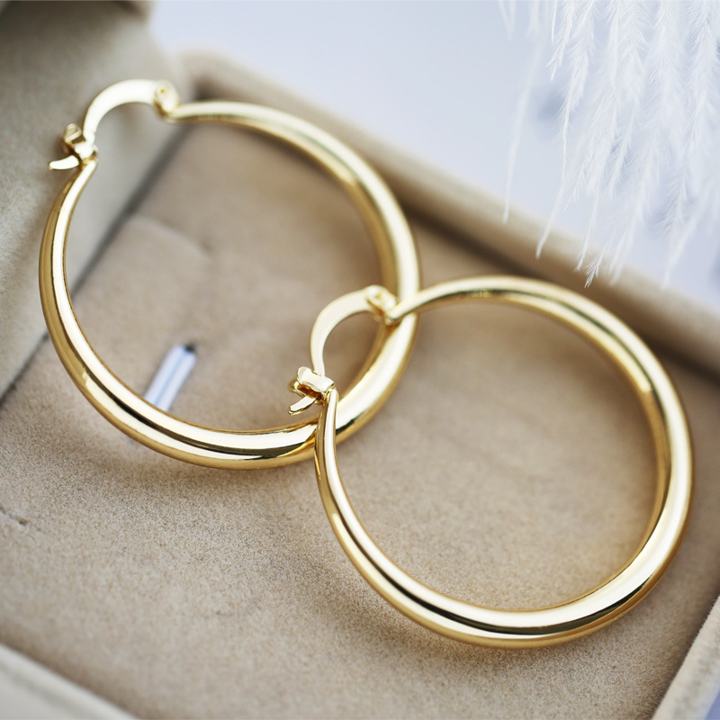 Vintage Gold Hoops