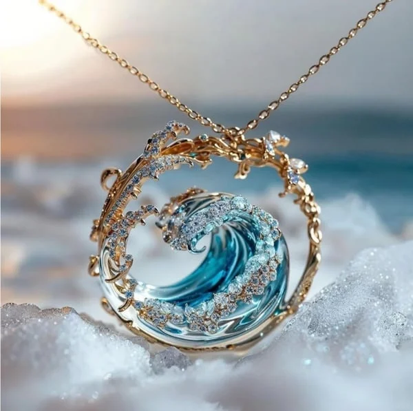 Mystic Ocean’s Oath Pendant Necklace