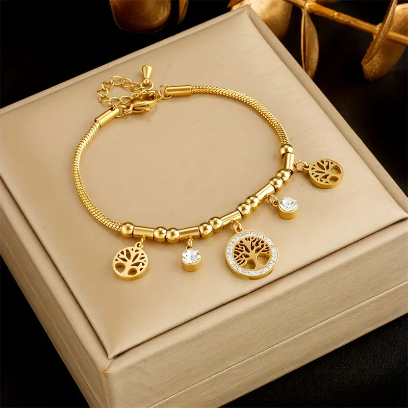 Tree of Life Charm Bracelet – Timeless Vintage Style