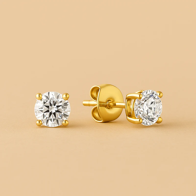 Larmes de Lune 14K Gold Earrings, Moonlit Elegance Collection